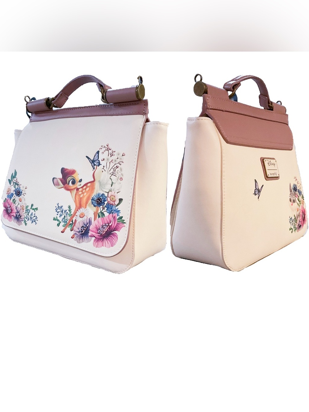 Loungefly x Disney Bambi Floral Crossbody Bag & Cardholder